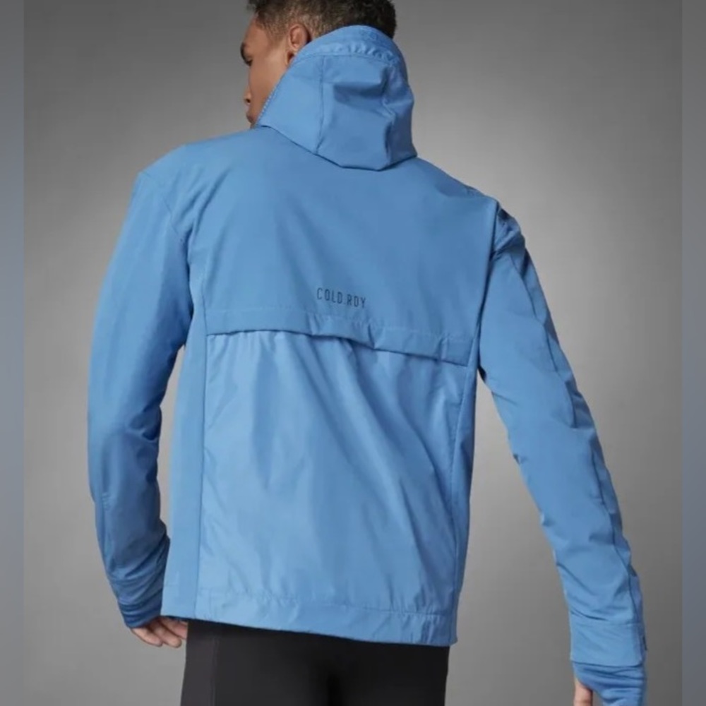 ADIDAS COLD.RDY INSULATED HOODED RUNNING JACKET w/ REFLECTIVE DETAILS sz XL - Picture 4 of 16